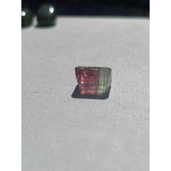 13 Carat Himalaya Mine Watermelon Tourmaline - Emerald Cut - Picture 5 of 7